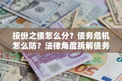 北京按份之债怎么分？债务危机怎么防？法律角度拆解债务分配与风险自保指南