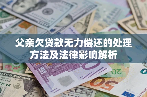 北京父亲欠贷款无力偿还的处理方法及法律影响解析
