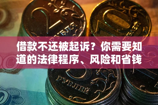 北京借款不还被起诉？你需要知道的法律程序、风险和省钱技巧