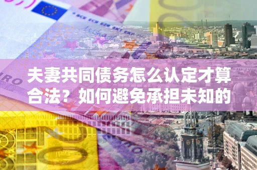 北京夫妻共同债务怎么认定才算合法？如何避免承担未知的债务风险？