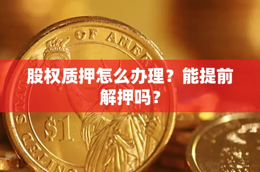 北京股权质押怎么办理？能提前解押吗？