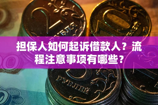北京担保人如何起诉借款人？流程注意事项有哪些？